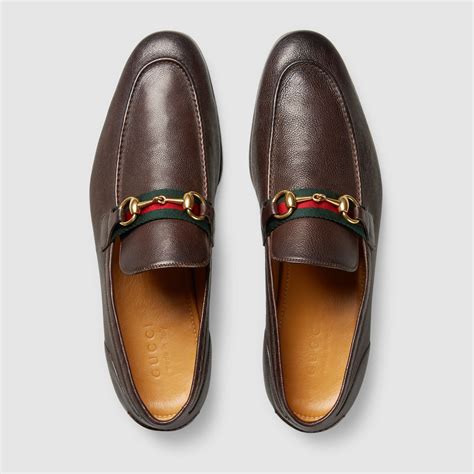 gucci horsebit loafers mens brown|Gucci harald horsebit platform loafer.